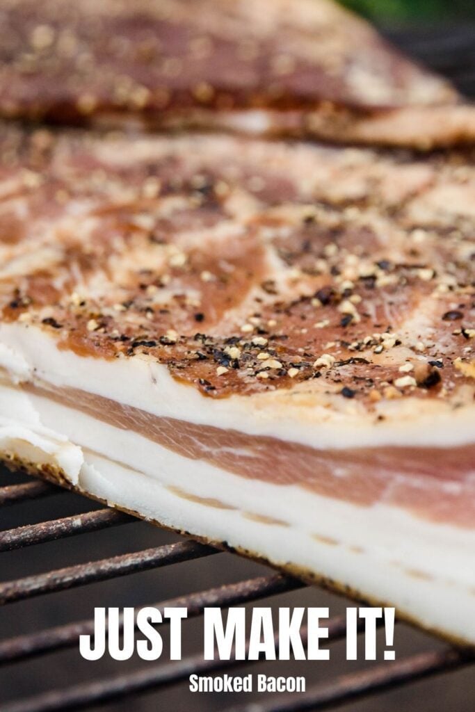 Sizzling temptation: seasoned and ready-to-smoke bacon variations.