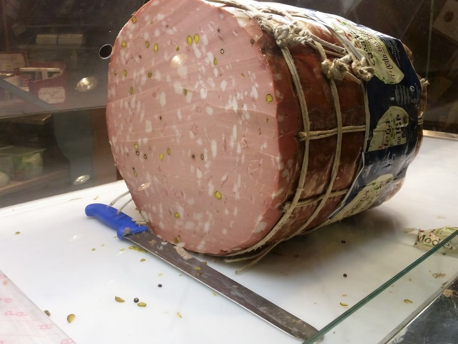 Italian mortadella pistachio large