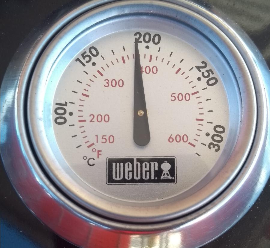 Weber temperature large