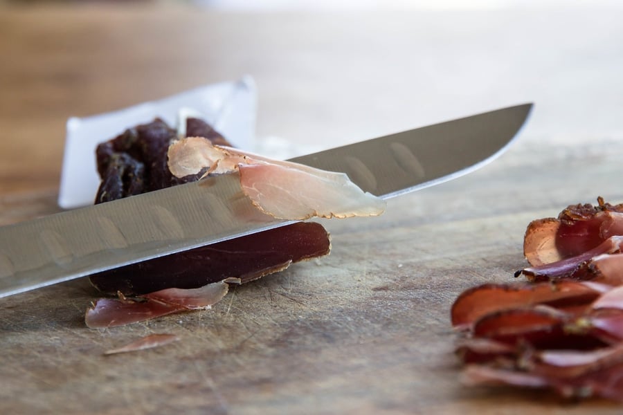 prosciutto knife for cured meat