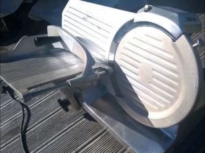 My Meat Slicer for Thin Wafer Slices of Cured Meat