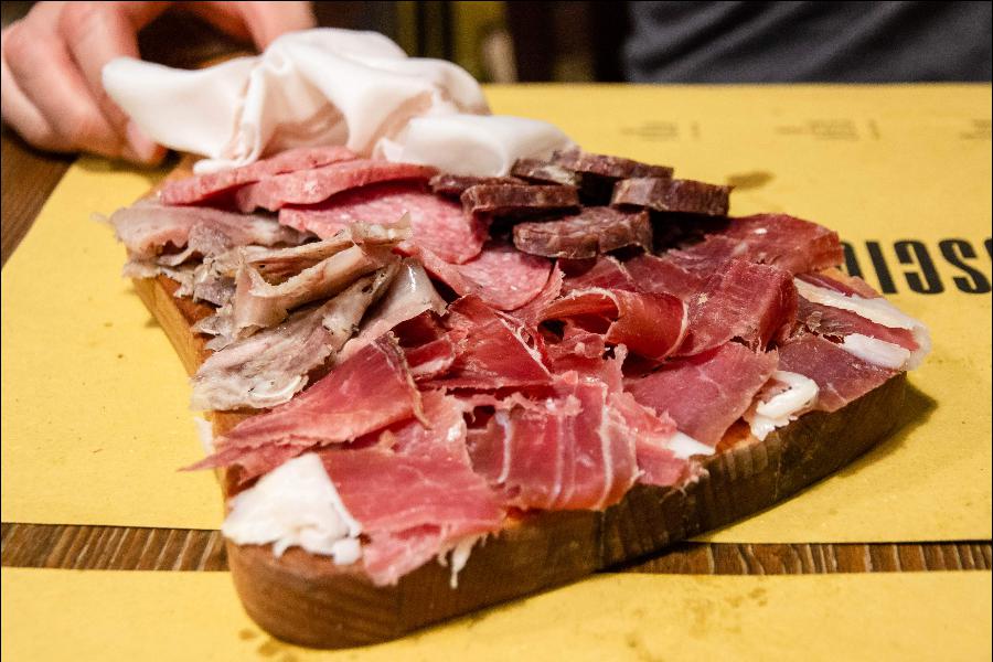 Italian charcuterie antipasti spoleto italy large