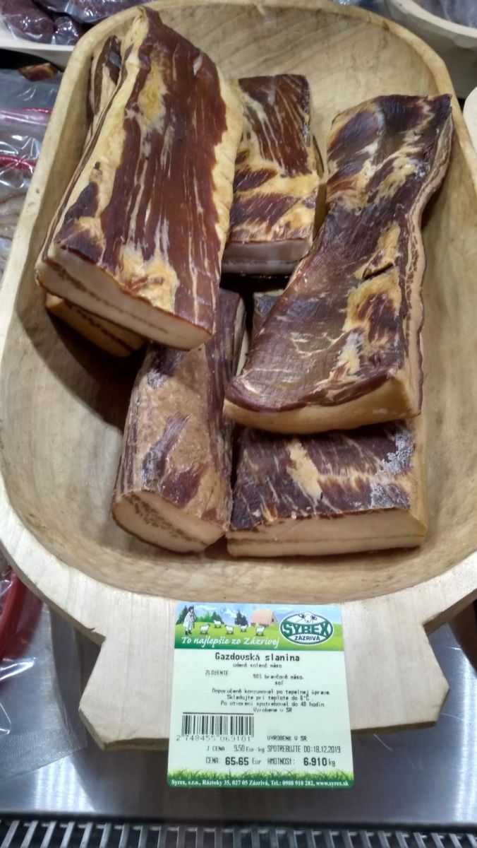 Cold Smoked Bacon Slovakia 2 large Eat Cured Meat