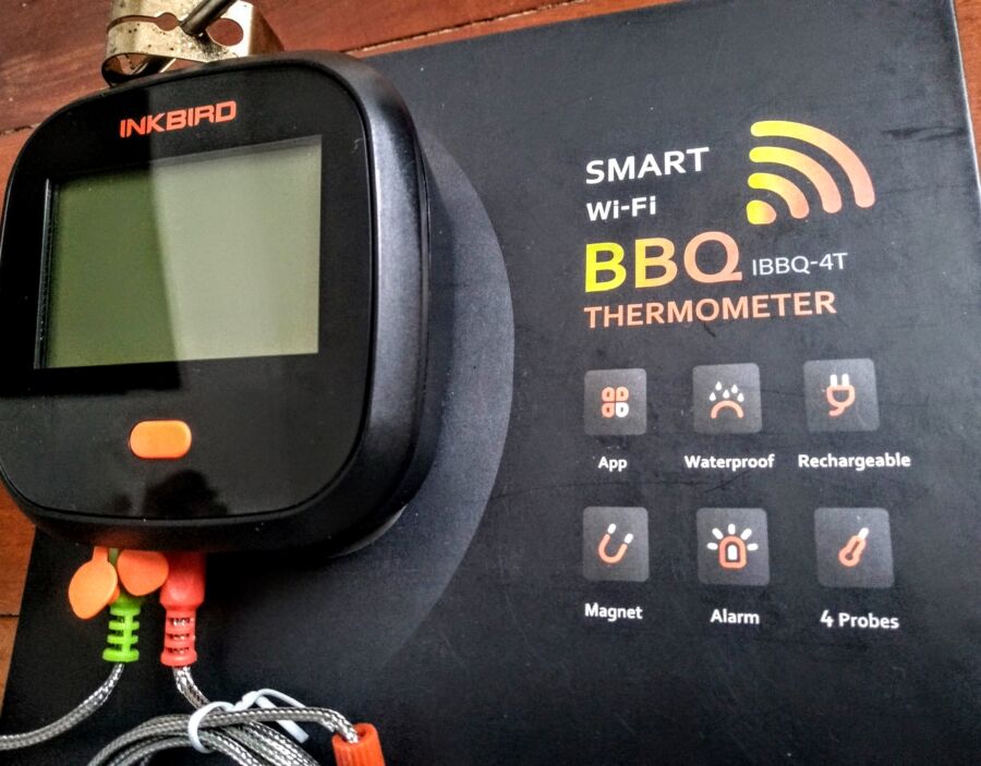 Bbq Rechargeable Smart Wi-Fi&Bluetooth 4/6 Probes Food Thermometer