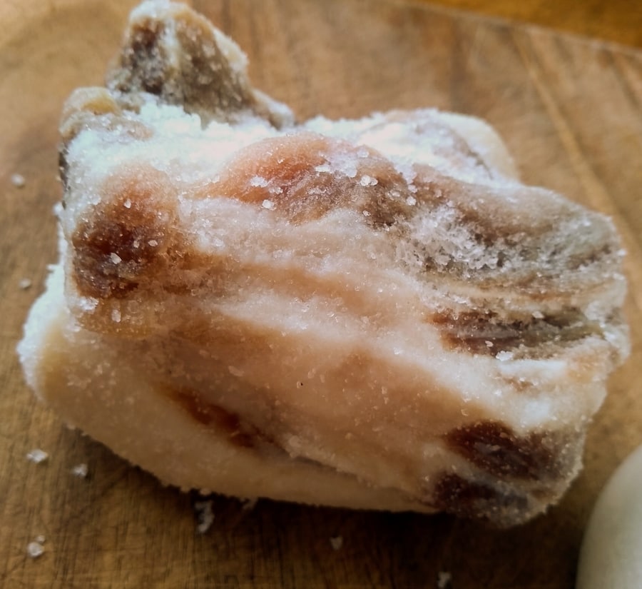 Shelf life of salt pork