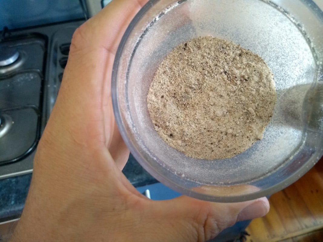 spices uniformly combined in a bowl.